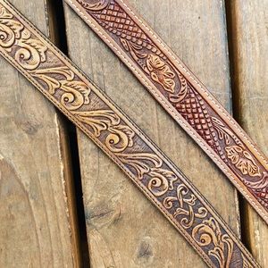 Vintage leather belts